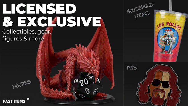 Get awesome items only available from Loot Crate