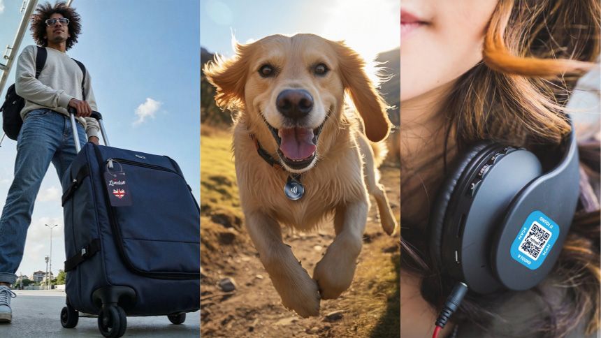 Unique Smart Luggage Identification Tags - 50% Teachers discount