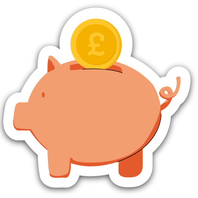 Piggy bank icon