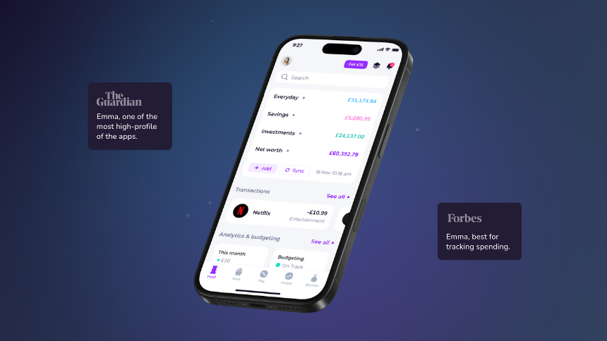 Save £100s with Emma Budgeting App - Save 30% on Annual Plans