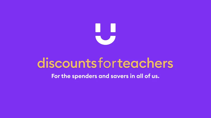 Discounts For Teachers logo and slogan that reads 